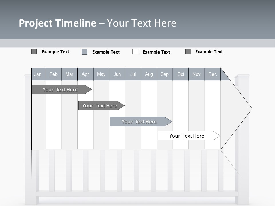 Design Railing Isolate PowerPoint Template