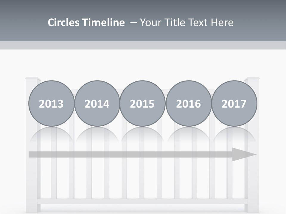 Design Railing Isolate PowerPoint Template