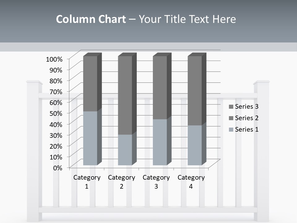 Design Railing Isolate PowerPoint Template