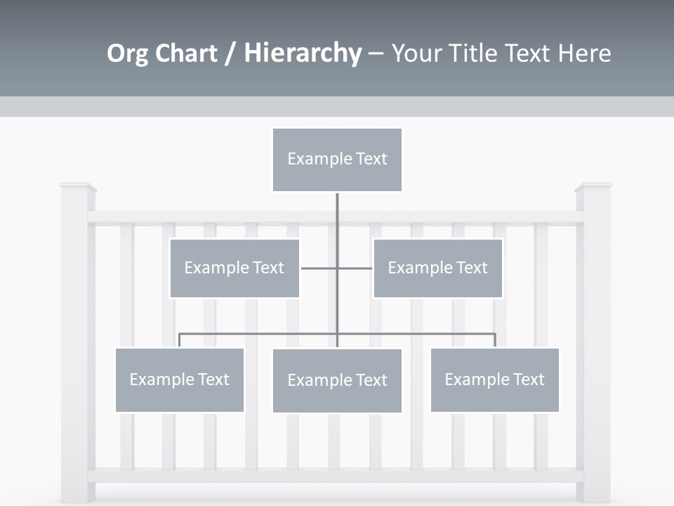 Design Railing Isolate PowerPoint Template
