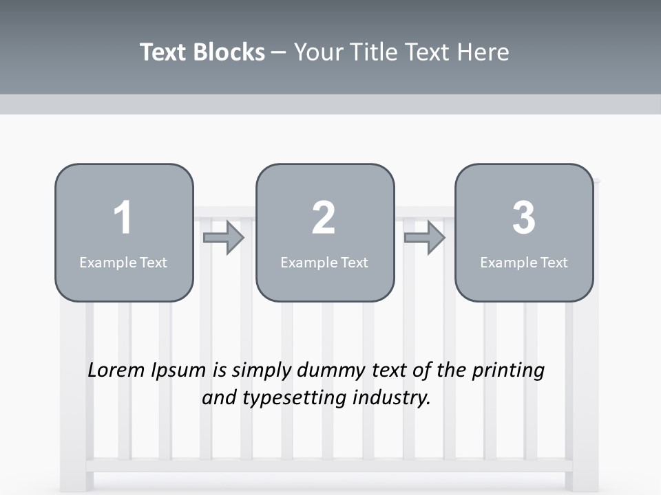 Design Railing Isolate PowerPoint Template