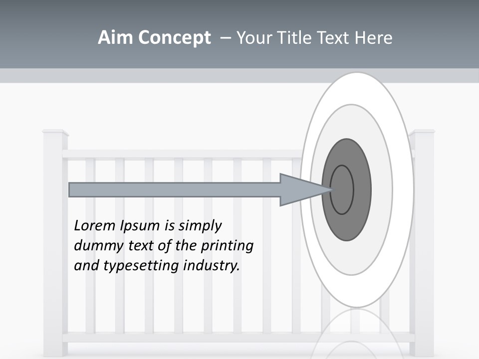 Design Railing Isolate PowerPoint Template