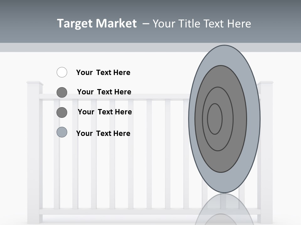 Design Railing Isolate PowerPoint Template
