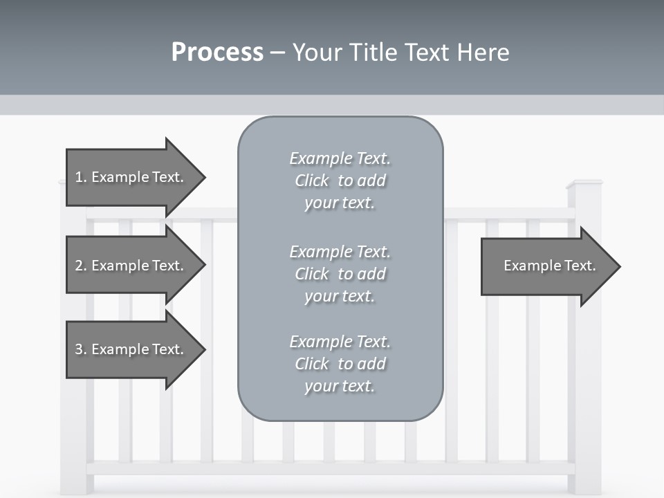 Design Railing Isolate PowerPoint Template