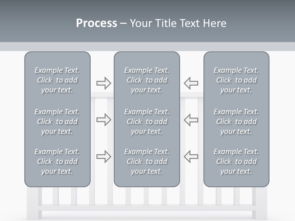 Design Railing Isolate PowerPoint Template