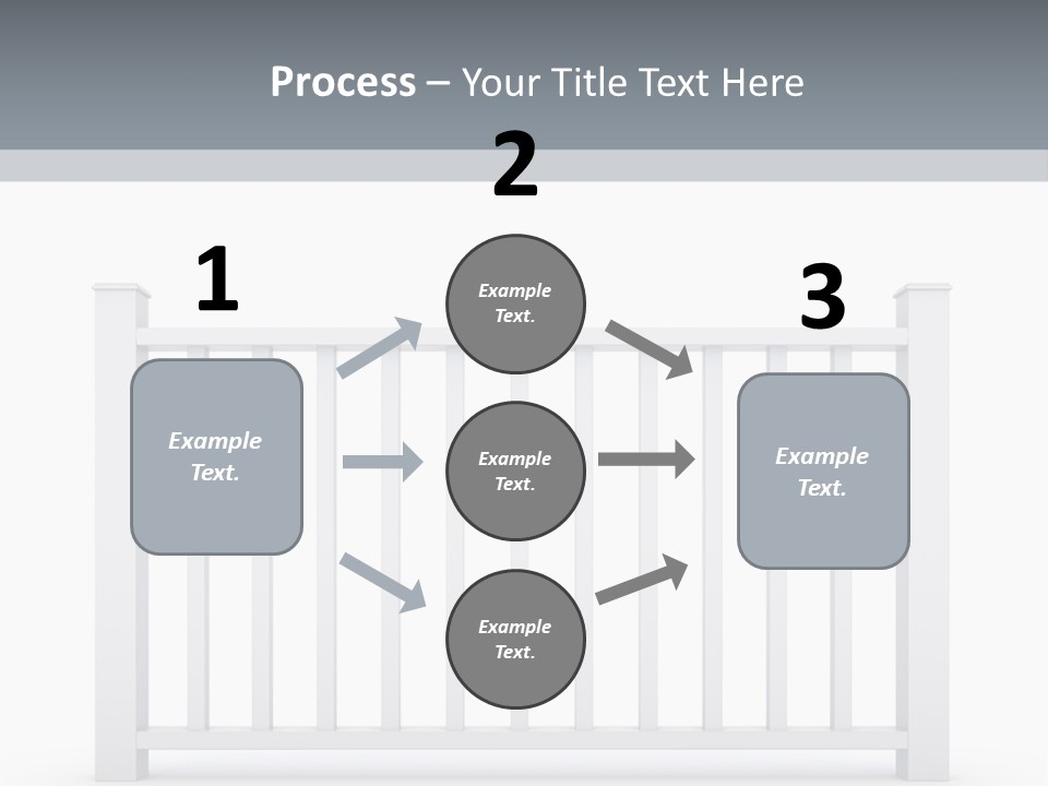 Design Railing Isolate PowerPoint Template