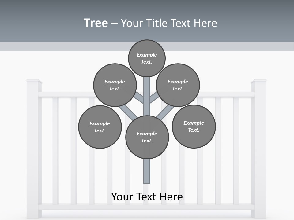 Design Railing Isolate PowerPoint Template