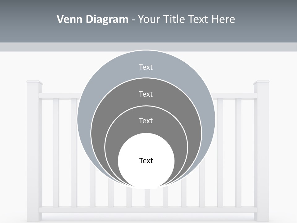 Design Railing Isolate PowerPoint Template
