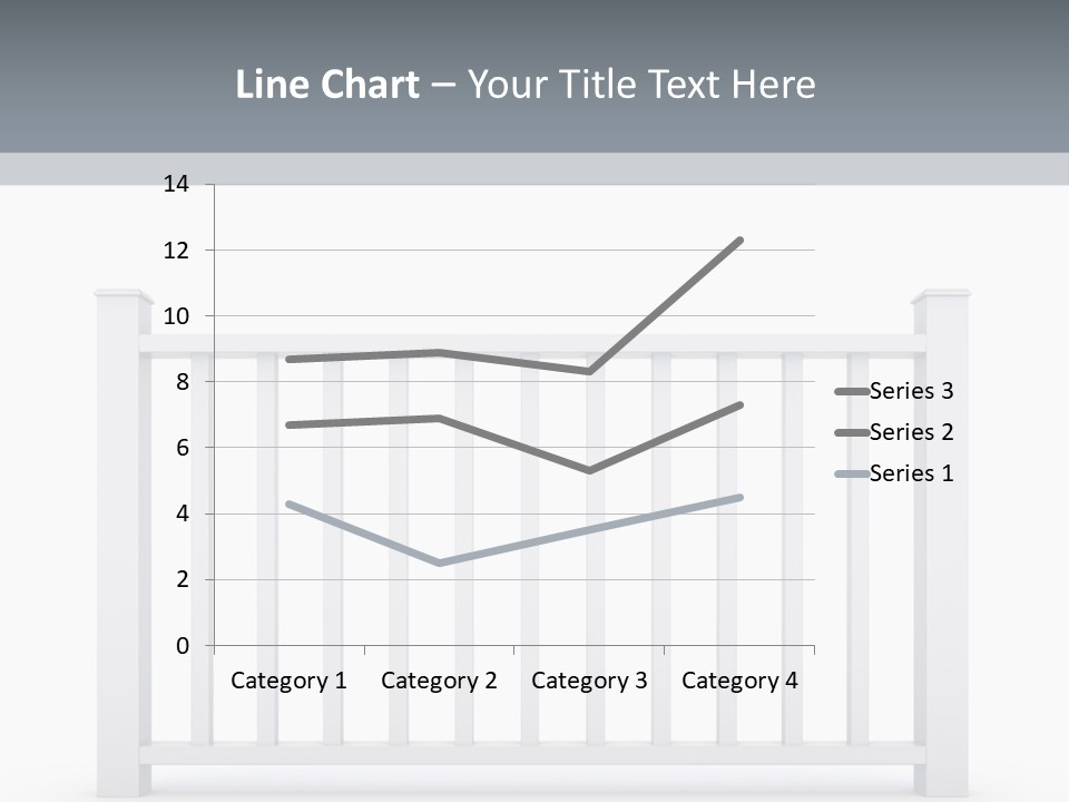 Design Railing Isolate PowerPoint Template
