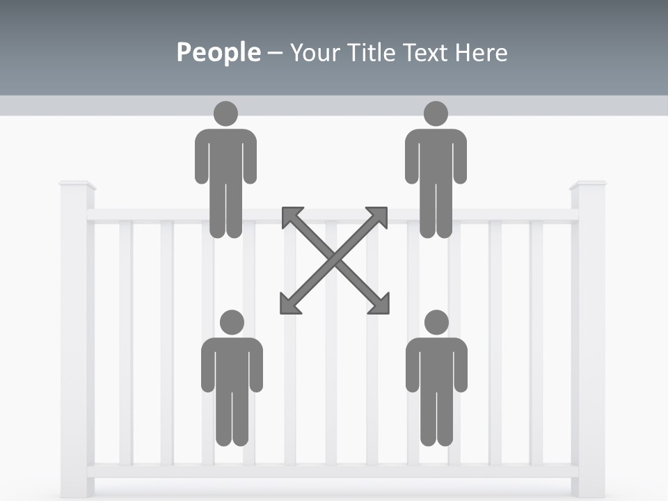 Design Railing Isolate PowerPoint Template