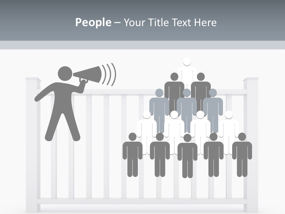 Design Railing Isolate PowerPoint Template