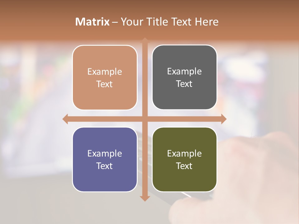 Video Monitor Black PowerPoint Template
