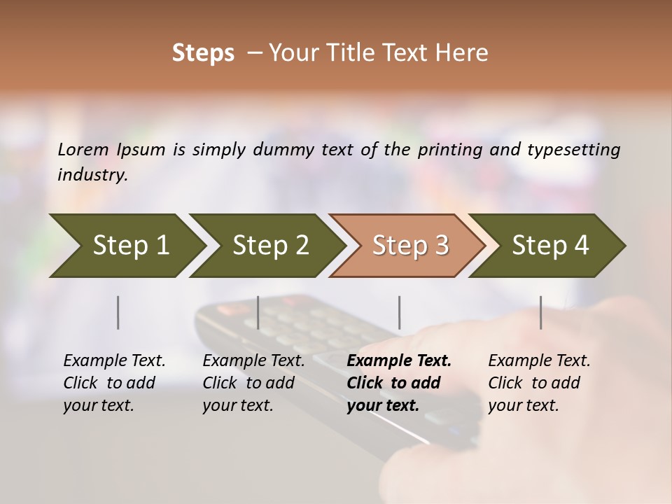 Video Monitor Black PowerPoint Template