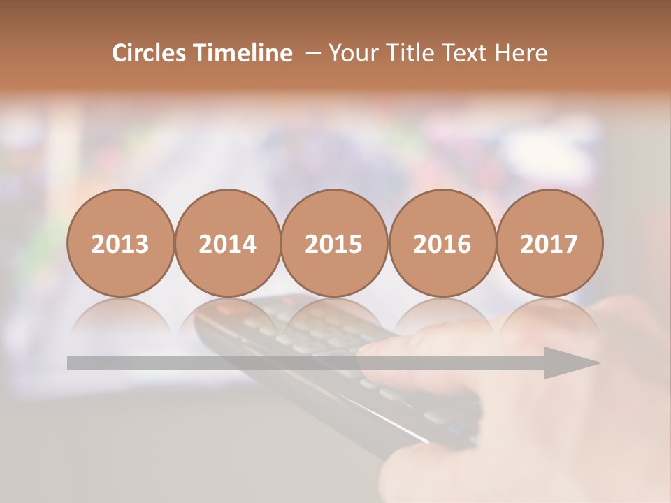 Video Monitor Black PowerPoint Template
