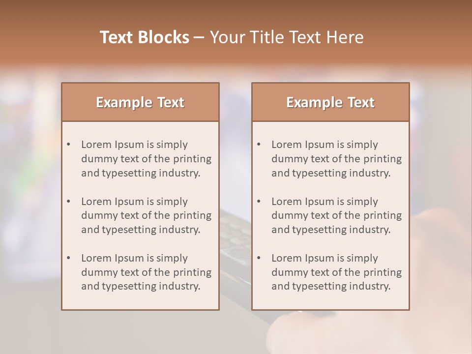 Video Monitor Black PowerPoint Template