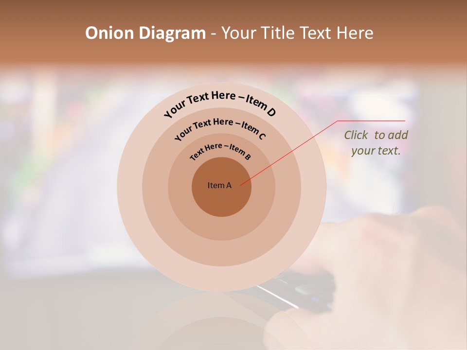 Video Monitor Black PowerPoint Template