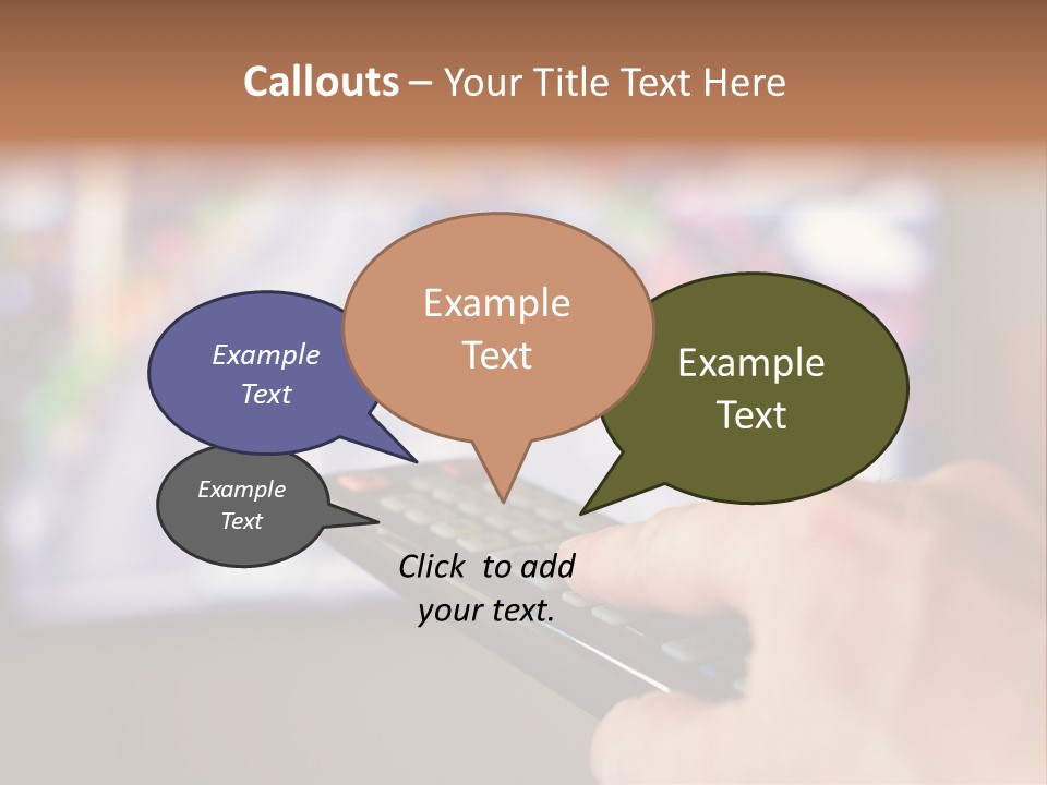 Video Monitor Black PowerPoint Template