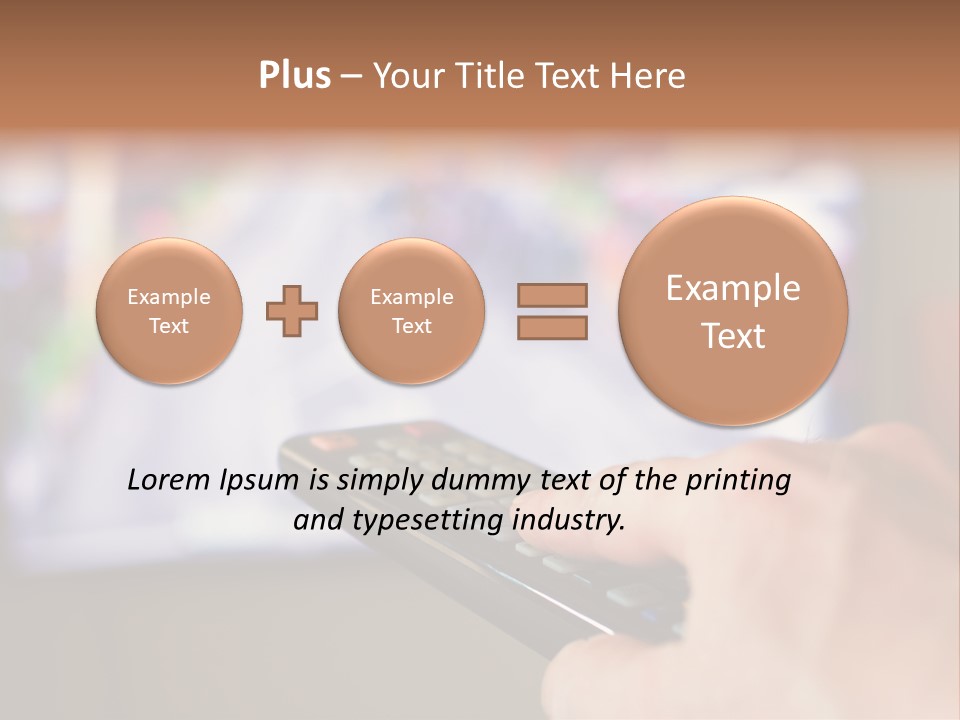 Video Monitor Black PowerPoint Template