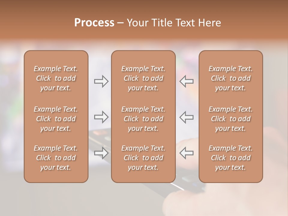 Video Monitor Black PowerPoint Template