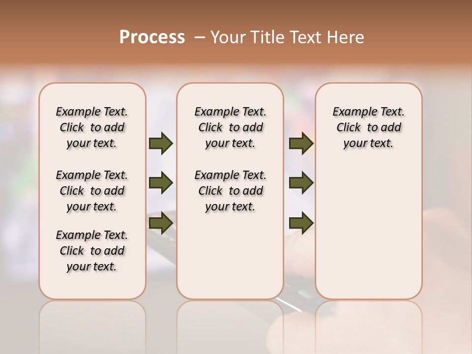 Video Monitor Black PowerPoint Template