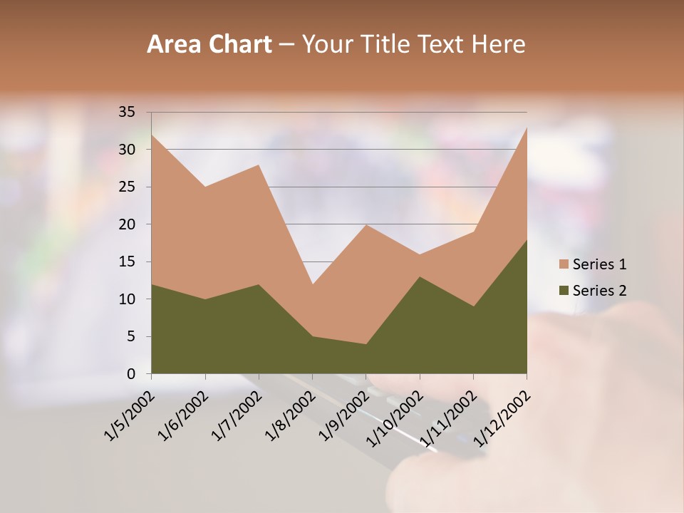 Video Monitor Black PowerPoint Template