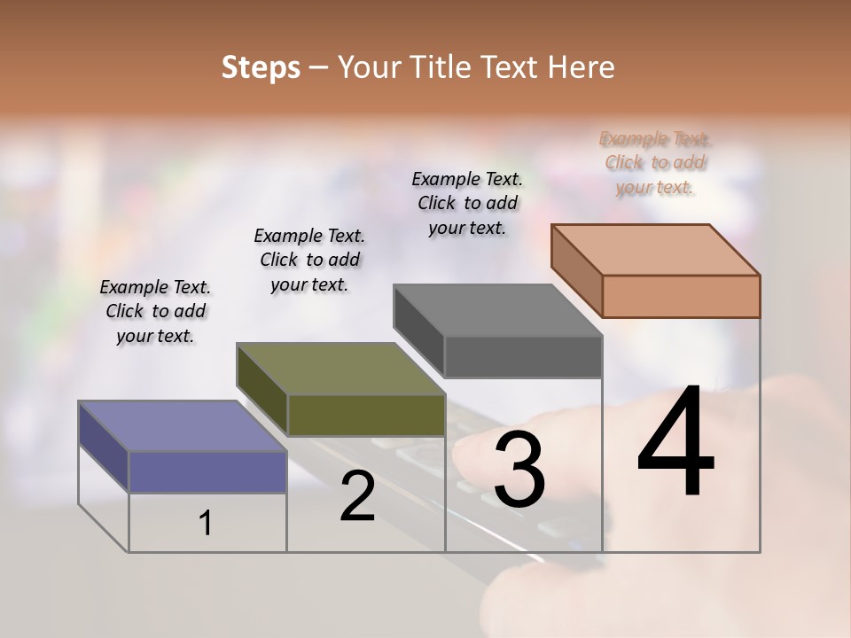 Video Monitor Black PowerPoint Template