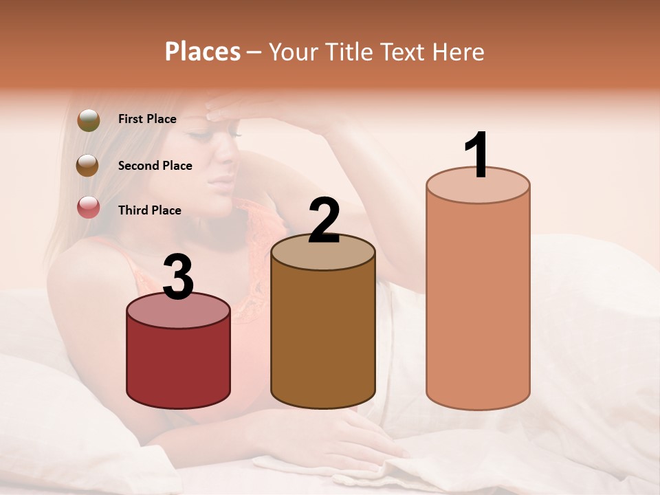 Uncomfortable Healthy Lifestyle Eyes Closed PowerPoint Template