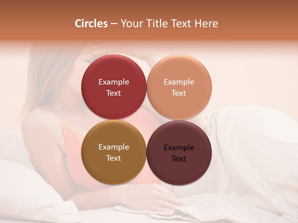 Uncomfortable Healthy Lifestyle Eyes Closed PowerPoint Template