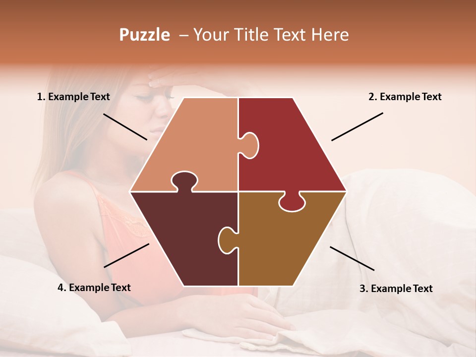 Uncomfortable Healthy Lifestyle Eyes Closed PowerPoint Template