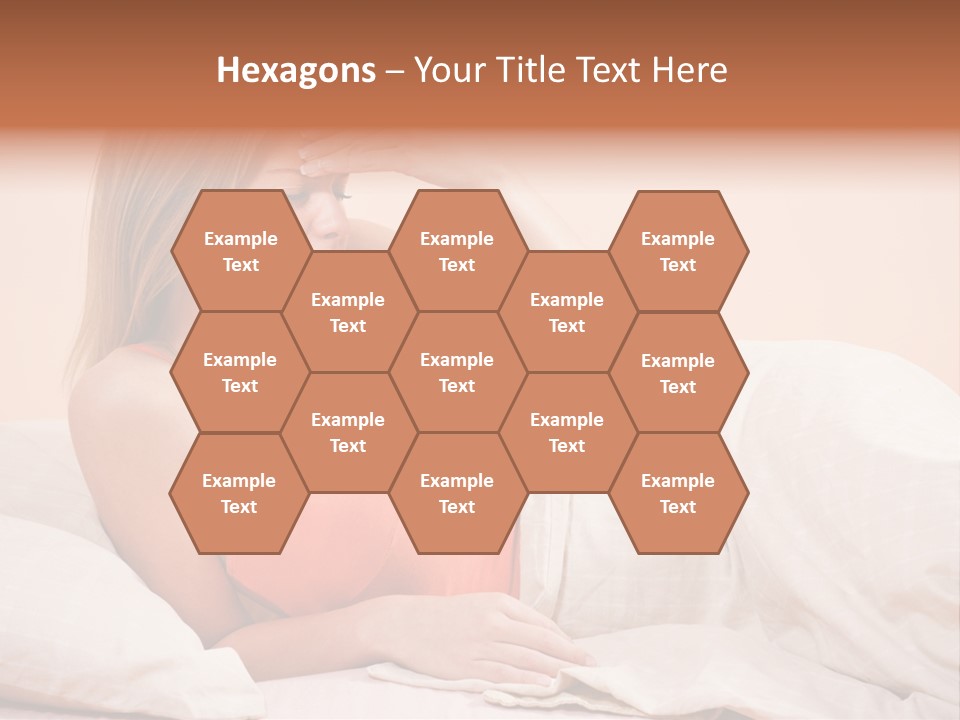 Uncomfortable Healthy Lifestyle Eyes Closed PowerPoint Template