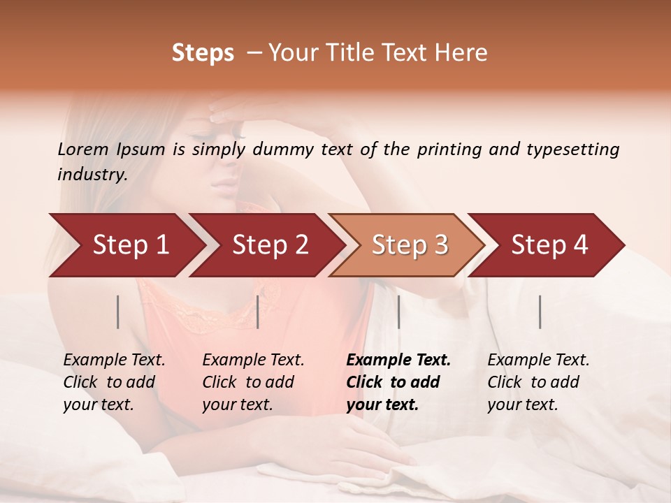 Uncomfortable Healthy Lifestyle Eyes Closed PowerPoint Template