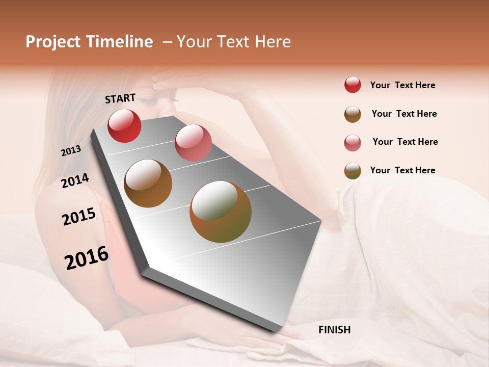 Uncomfortable Healthy Lifestyle Eyes Closed PowerPoint Template