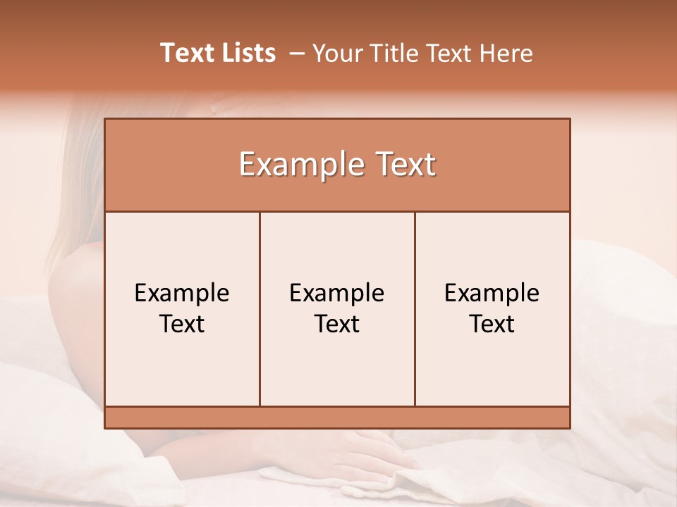 Uncomfortable Healthy Lifestyle Eyes Closed PowerPoint Template