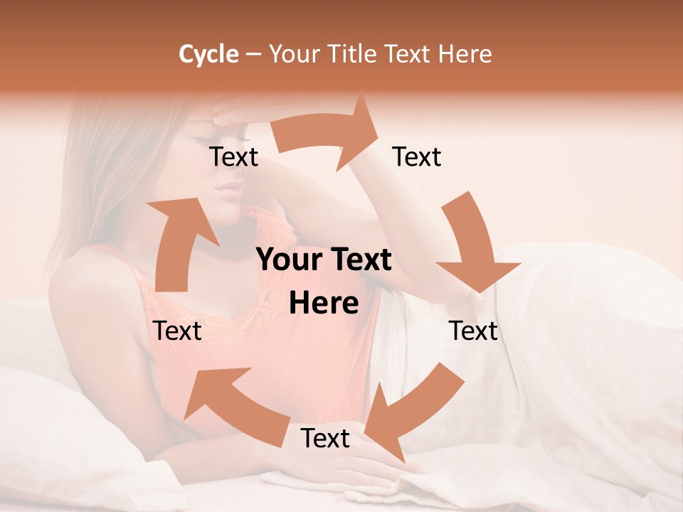 Uncomfortable Healthy Lifestyle Eyes Closed PowerPoint Template