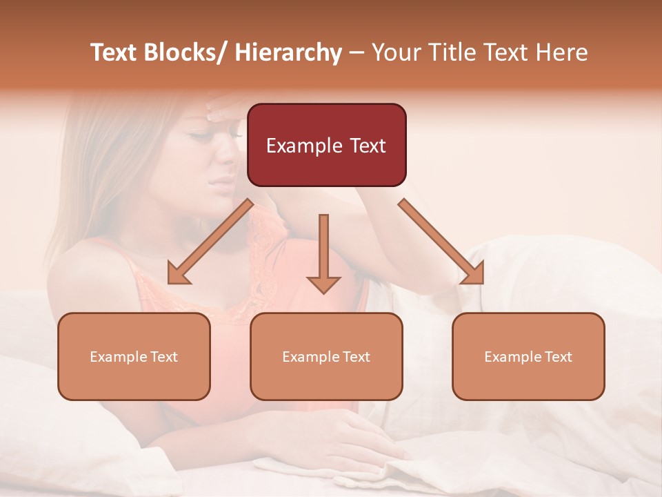 Uncomfortable Healthy Lifestyle Eyes Closed PowerPoint Template