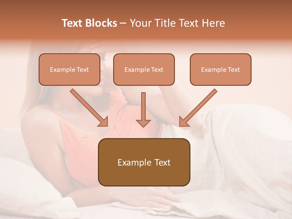 Uncomfortable Healthy Lifestyle Eyes Closed PowerPoint Template
