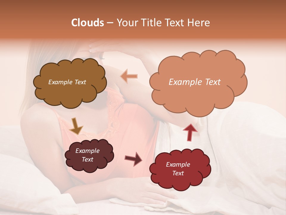 Uncomfortable Healthy Lifestyle Eyes Closed PowerPoint Template