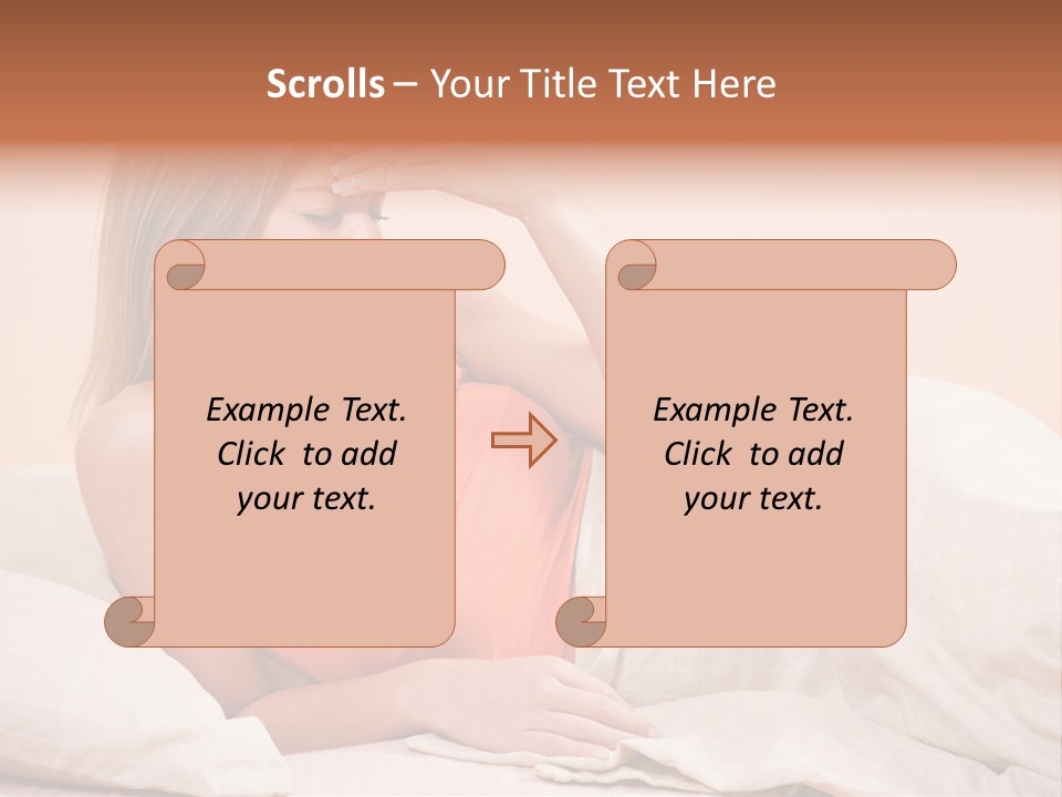 Uncomfortable Healthy Lifestyle Eyes Closed PowerPoint Template