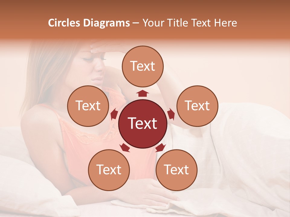 Uncomfortable Healthy Lifestyle Eyes Closed PowerPoint Template