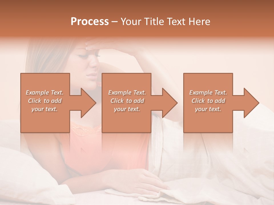 Uncomfortable Healthy Lifestyle Eyes Closed PowerPoint Template