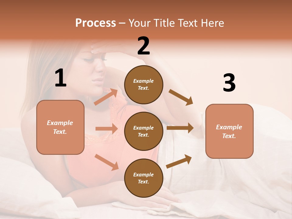 Uncomfortable Healthy Lifestyle Eyes Closed PowerPoint Template