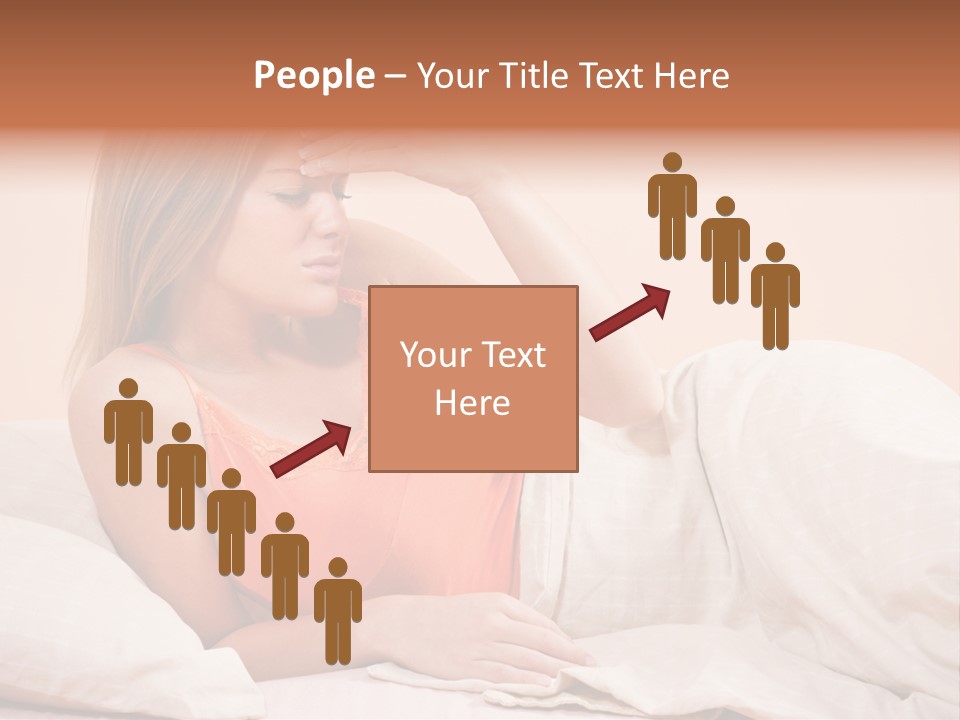 Uncomfortable Healthy Lifestyle Eyes Closed PowerPoint Template