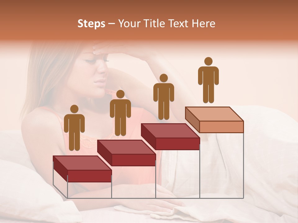 Uncomfortable Healthy Lifestyle Eyes Closed PowerPoint Template