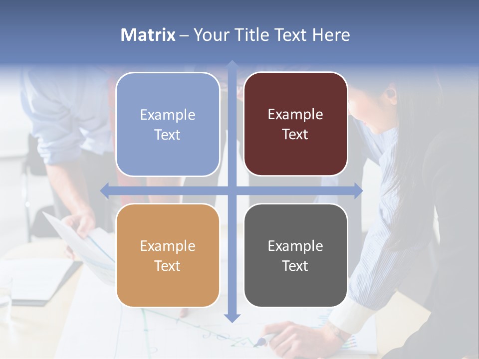 Aim Desk Occupation PowerPoint Template