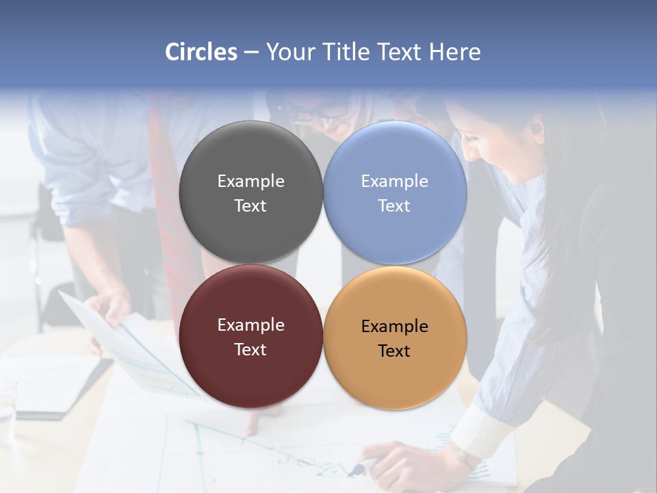 Aim Desk Occupation PowerPoint Template