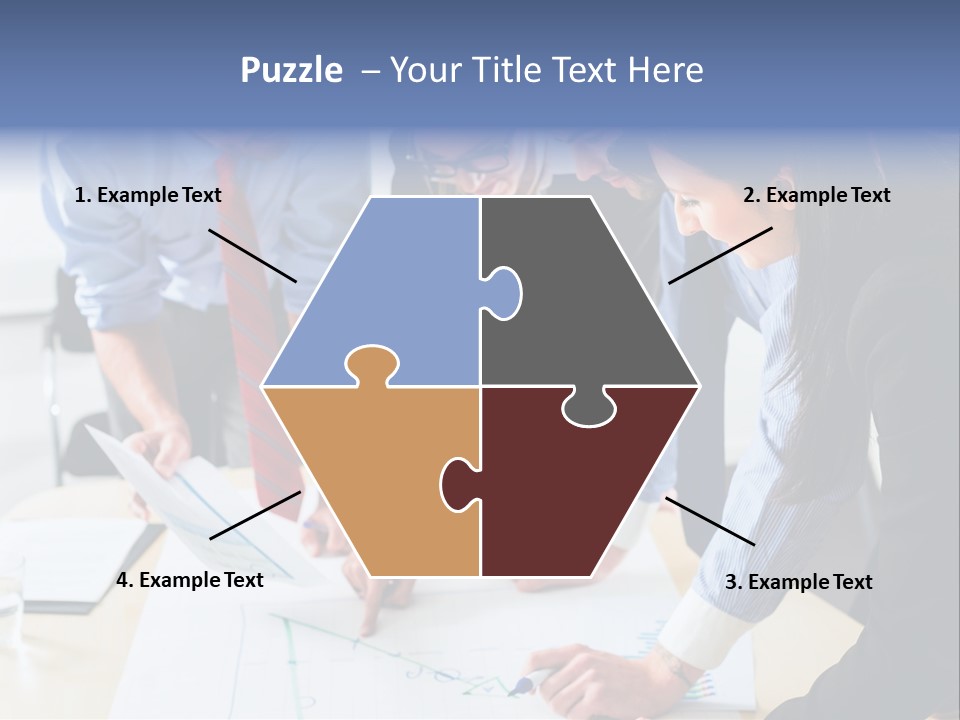 Aim Desk Occupation PowerPoint Template