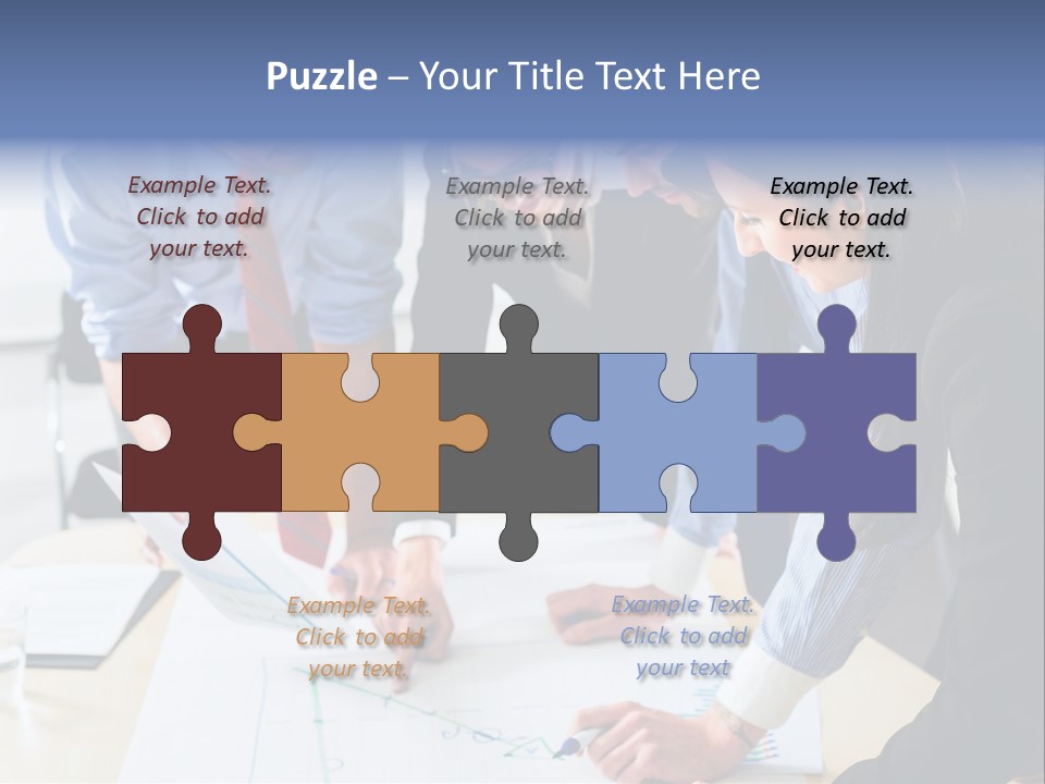 Aim Desk Occupation PowerPoint Template