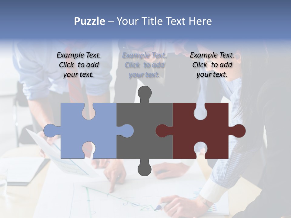 Aim Desk Occupation PowerPoint Template