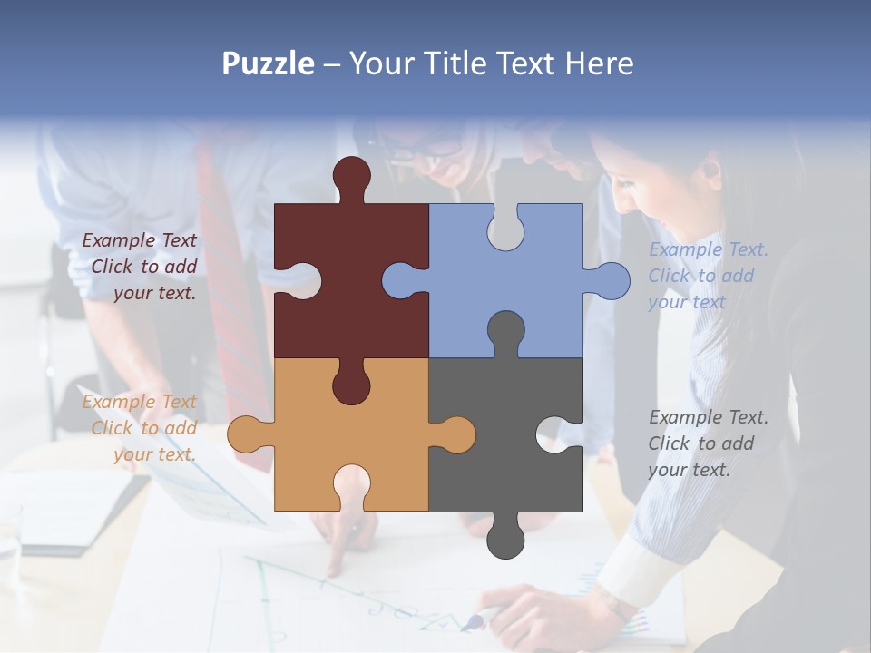 Aim Desk Occupation PowerPoint Template