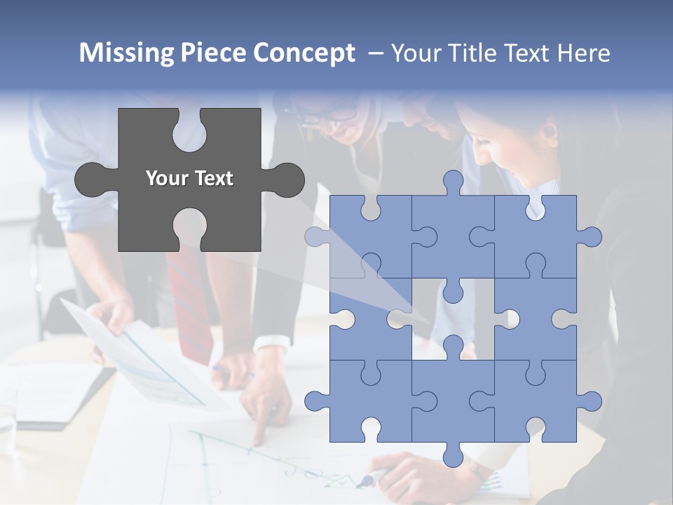 Aim Desk Occupation PowerPoint Template